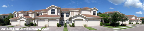 Enjoy maintenance-free living at Arielle. Depending on the floorplan each unit comes with either a one or two-car garage. A unit in Arielle is an excellent place to call home at Palmer Ranch in Sarasota, Florida. 
